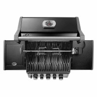Газовый гриль Napoleon Rogue 425R с боковой конфоркой Sizzle Zone и вертелом, чёрный RB425RSBPK-2-UA-R