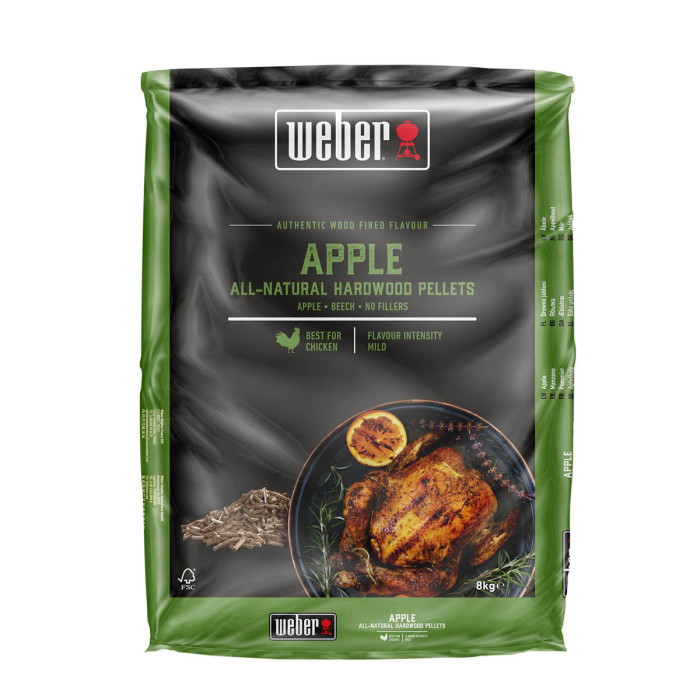 Пелети для гриля Weber FSC Apple (Яблуко) 8 кг 3401055