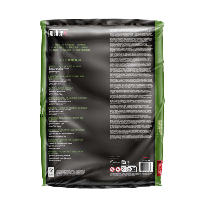 Пелети для гриля Weber FSC Apple (Яблуко) 8 кг 3401055