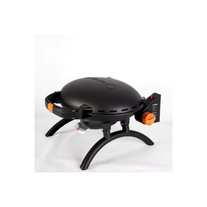 КОМПЛЕКТ Портативний переносний газовий гриль O-GRILL 500, чорний + шланг