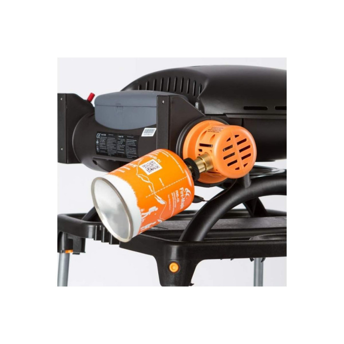 КОМПЛЕКТ Портативний переносний газовий гриль O-GRILL 500, чорний + шланг