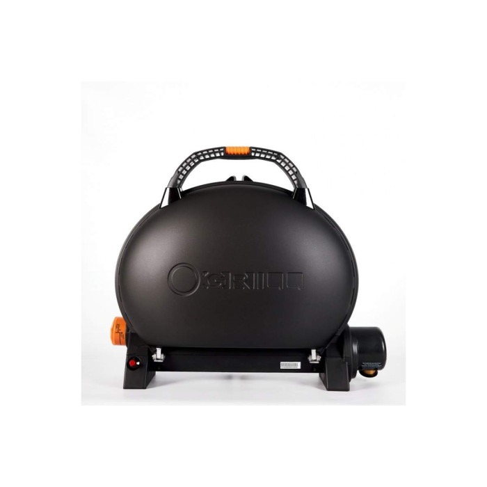 КОМПЛЕКТ Портативний переносний газовий гриль O-GRILL 500, чорний + шланг