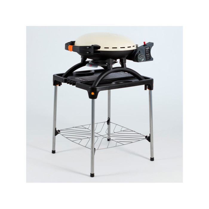 Портативный переносной газовый гриль O-GRILL 500, кремовый