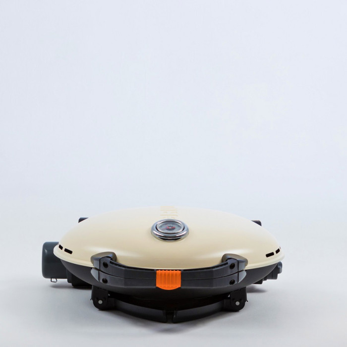 Портативный переносной газовый гриль O-GRILL 600T, кремовый