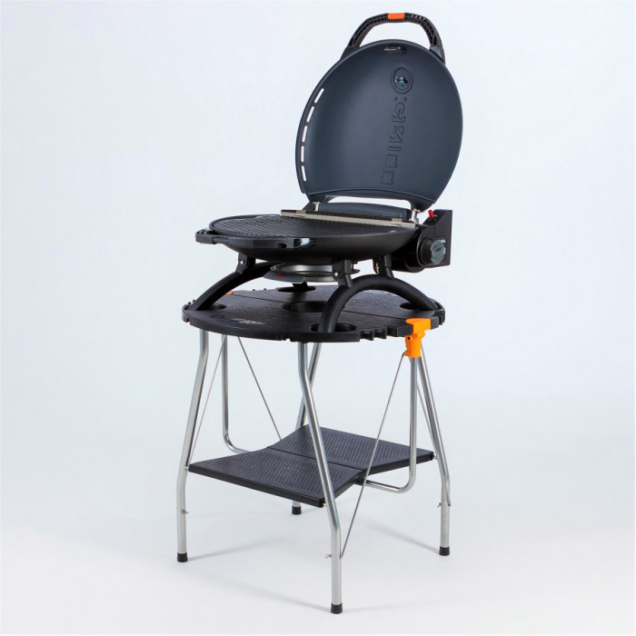 Портативный переносной газовый гриль O-GRILL 600T, кремовый