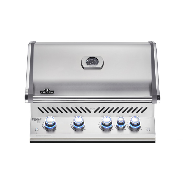 Встраиваемый газовый гриль Napoleon Prestige PRO-500 c вертелом (69232) нерж сталь BIPRO500RBPSS-3