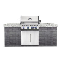 Встраиваемый газовый гриль Napoleon Prestige PRO-500 c вертелом (69232) нерж сталь BIPRO500RBPSS-3