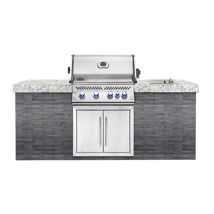 Встраиваемый газовый гриль Napoleon Prestige PRO-500 c вертелом (69232) нерж сталь BIPRO500RBPSS-3
