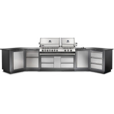 Летняя кухня Napoleon Oasis 400 с газовым грилем Prestige PRO-825 OASIS-400-BIPRO-825
