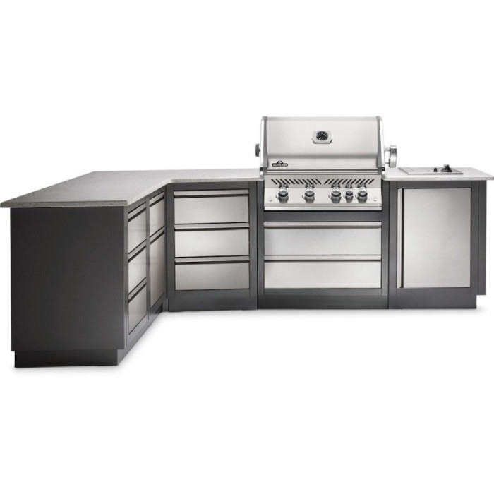 Летняя кухня Napoleon Oasis 300 с газовым грилем Prestige PRO-500 OASIS-300-BIPRO-500