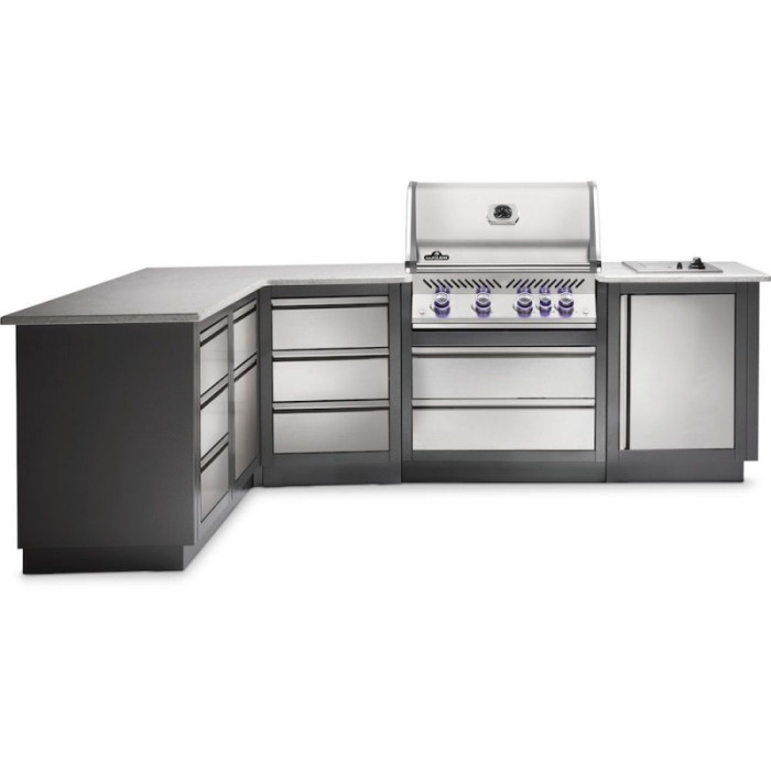Летняя кухня Napoleon Oasis 300 с газовым грилем Prestige PRO-500 OASIS-300-BIPRO-500
