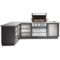 Летняя кухня Napoleon Oasis 300 с газовым грилем Prestige PRO-500 OASIS-300-BIPRO-500