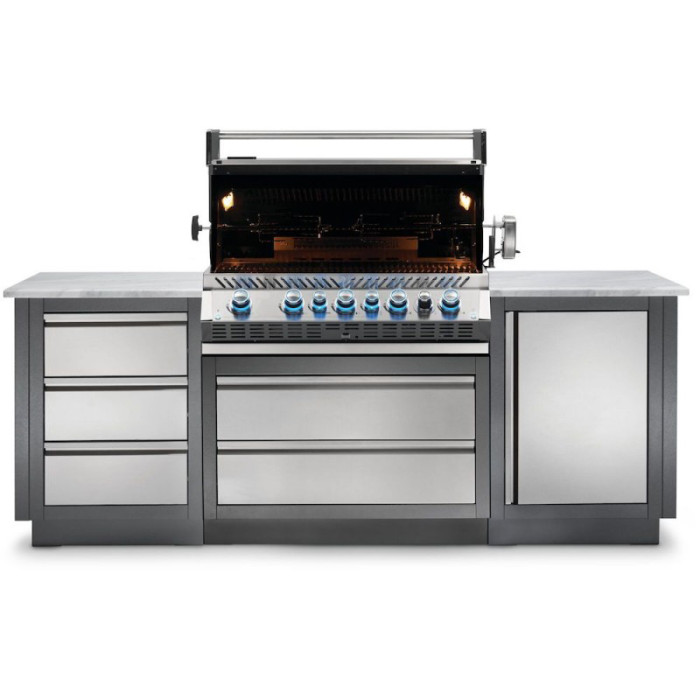 Летняя кухня Napoleon Oasis 100 с газовым грилем Prestige PRO-665 OASIS-100-BIPRO-665