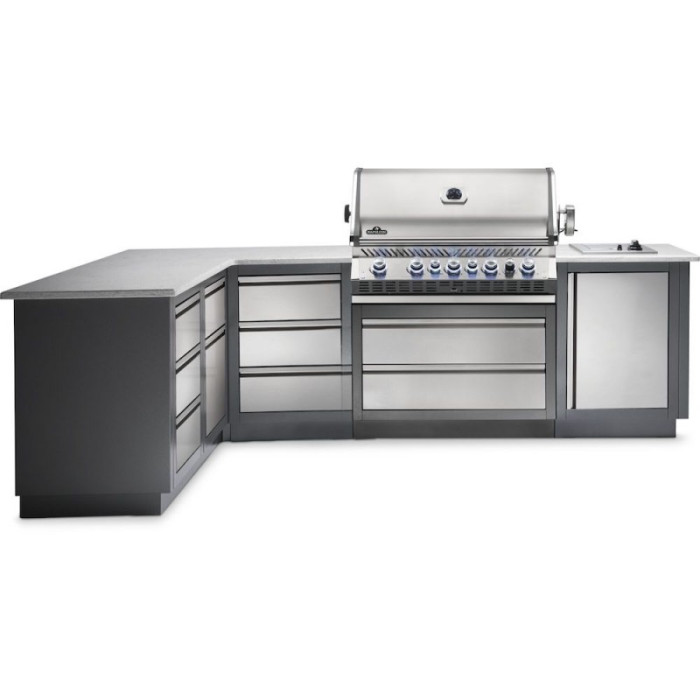 Летняя кухня Napoleon Oasis 300 с газовым грилем Prestige PRO-665 OASIS-300-BIPRO-665