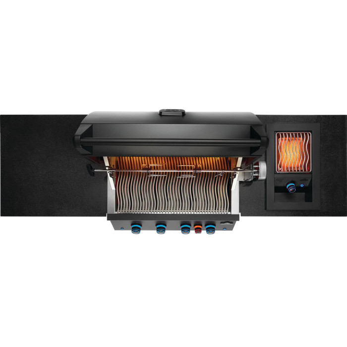Летняя кухня Napoleon Oasis 100 с газовым грилем 700 Series BIG 32 матовая чёрная OASIS-100-BIG-32MK