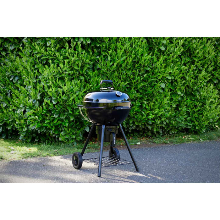 Вугільний гриль Slow and Sear Black Edition Kettle Grill 57 см + кошик Deluxe SNS-KET-BE-1