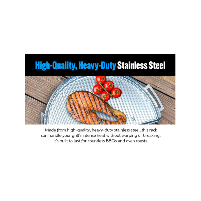 Решетка Slow and Sear Roast 'N Smoke Rack для гриля и поддона Drip 'N Griddle Pan ACC-RRS