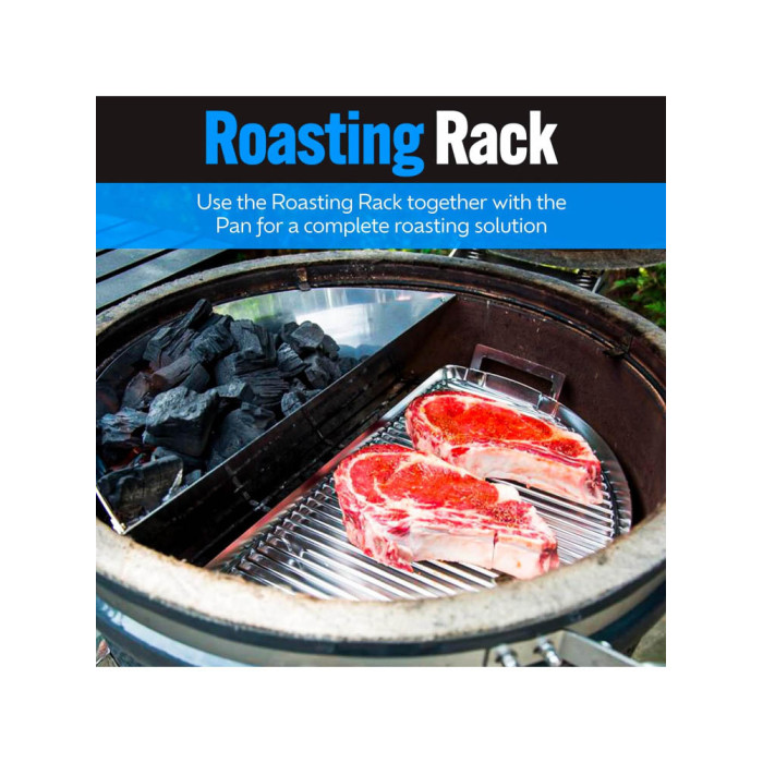 Решетка Slow and Sear Roast 'N Smoke Rack для гриля и поддона Drip 'N Griddle Pan ACC-RRS
