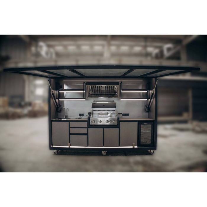Модульная кухня-барбекю GRILLI QBBQ с газовым грилем Kapitan 777882
