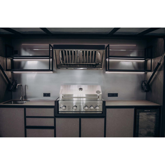 Модульная кухня-барбекю GRILLI QBBQ с газовым грилем Kapitan 777882