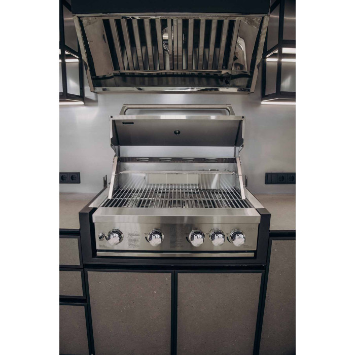 Модульная кухня-барбекю GRILLI QBBQ с газовым грилем Kapitan 777882