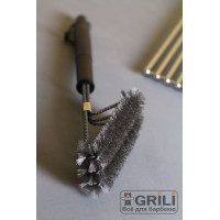 Щетка для чистки гриля Premium 3 в 1 GRILLI 77711