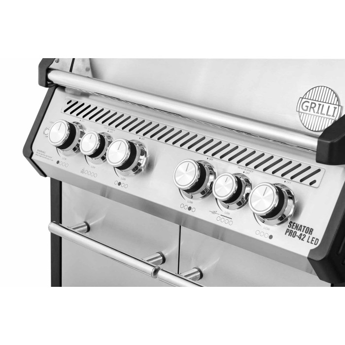 Светодиодная ручка регулятора газа малая Senator Pro Led 32/42 GRILLI 777837
