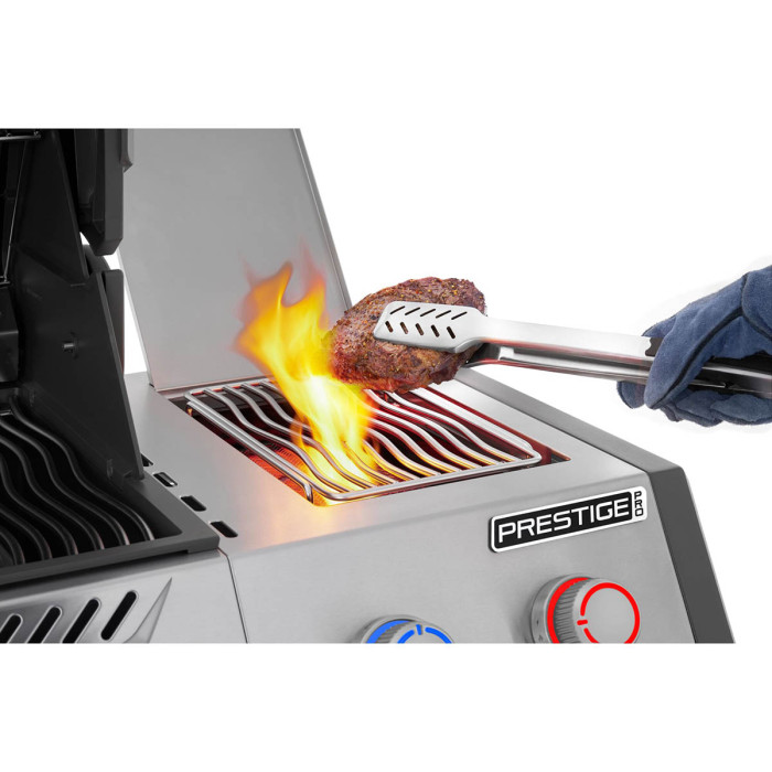 Газовый гриль Napoleon Prestige PRO 500 Connected с боковой конфоркой Sizzle Zone и вертелом нерж сталь PRO500VXRSIBPSS-RC