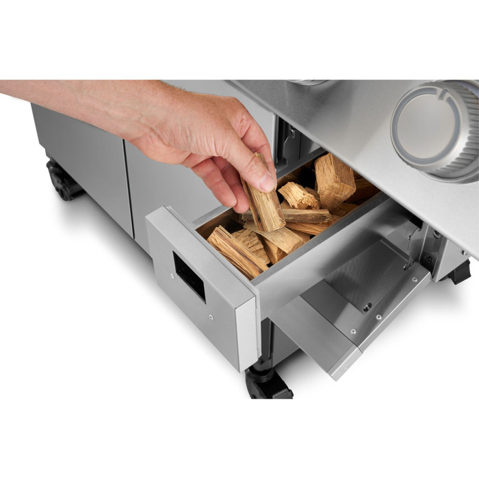 Газовый гриль Napoleon Prestige PRO 500 Connected с боковой конфоркой Sizzle Zone и вертелом нерж сталь PRO500VXRSIBPSS-RC