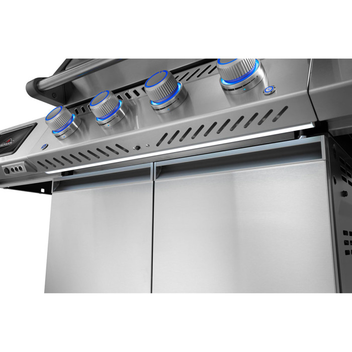 Газовый гриль Napoleon Prestige PRO 500 Connected с боковой конфоркой Sizzle Zone и вертелом нерж сталь PRO500VXRSIBPSS-RC