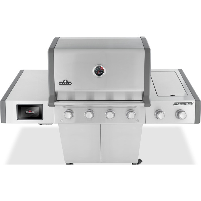 Газовый гриль Napoleon Prestige PRO 500 Connected с боковой конфоркой Sizzle Zone и вертелом нерж сталь PRO500VXRSIBPSS-RC