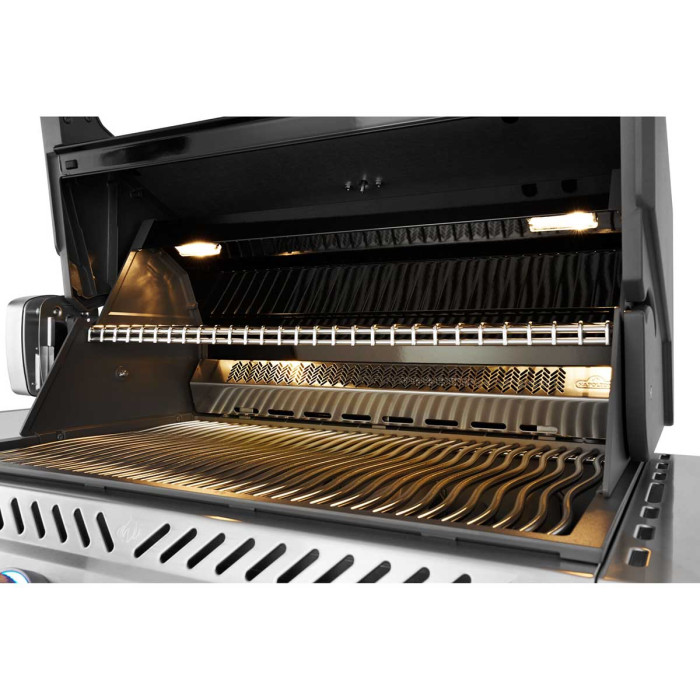 Газовый гриль Napoleon Prestige PRO 500 Connected с боковой конфоркой Sizzle Zone и вертелом нерж сталь PRO500VXRSIBPSS-RC
