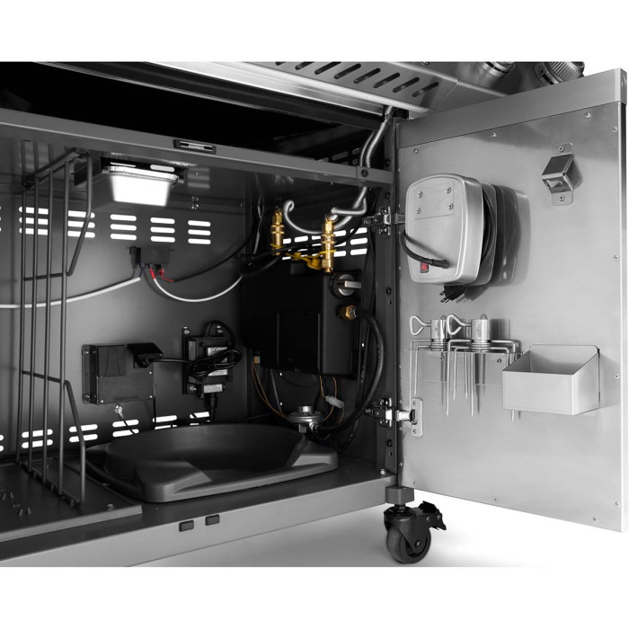 Газовый гриль Napoleon Prestige PRO 500 Connected с боковой конфоркой Sizzle Zone и вертелом нерж сталь PRO500VXRSIBPSS-RC