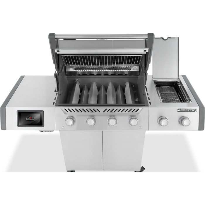 Газовый гриль Napoleon Prestige PRO 500 Connected с боковой конфоркой Sizzle Zone и вертелом нерж сталь PRO500VXRSIBPSS-RC