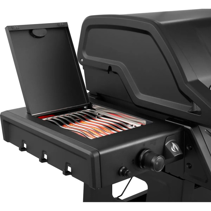 Газовый гриль Napoleon Phantom Freestyle Pro 425 с боковой конфоркой Sizzle Zone и дверкой, черный мат FP425DSIBPK-1-UA-PHM