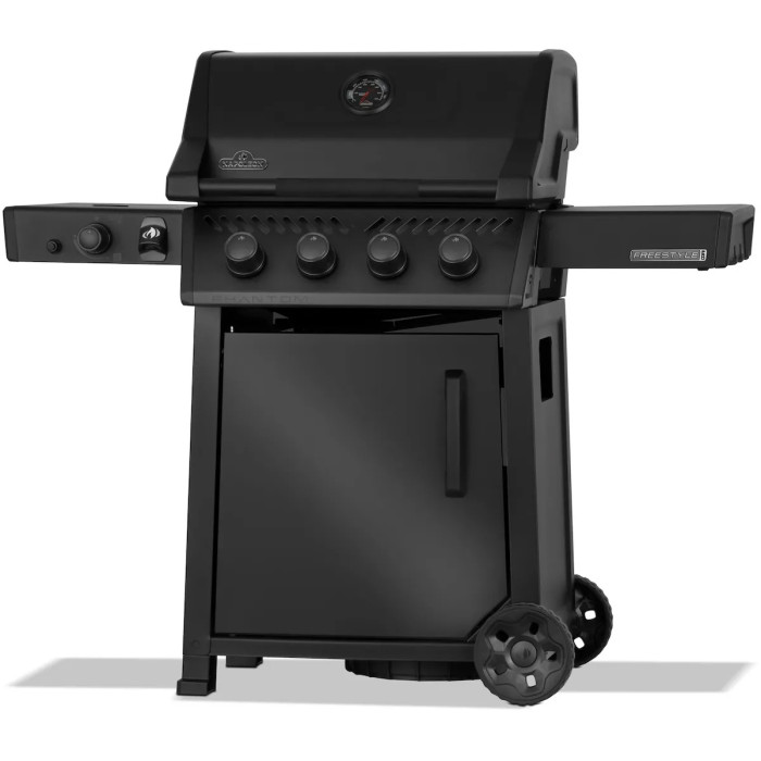Газовый гриль Napoleon Phantom Freestyle Pro 425 с боковой конфоркой Sizzle Zone и дверкой, черный мат FP425DSIBPK-1-UA-PHM