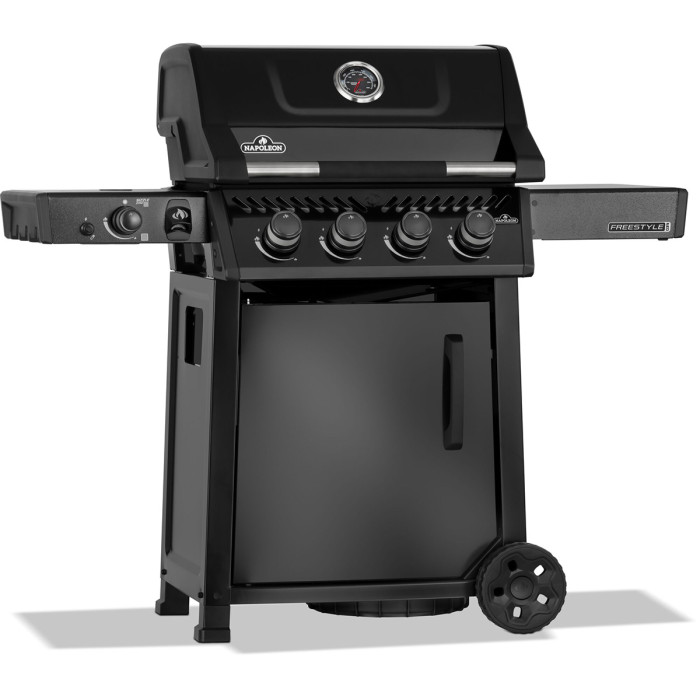 Газовый гриль Napoleon Freestyle PRO 425 с боковой конфоркой Sizzle Zone чёрный FP425DSIBPK-1-RC