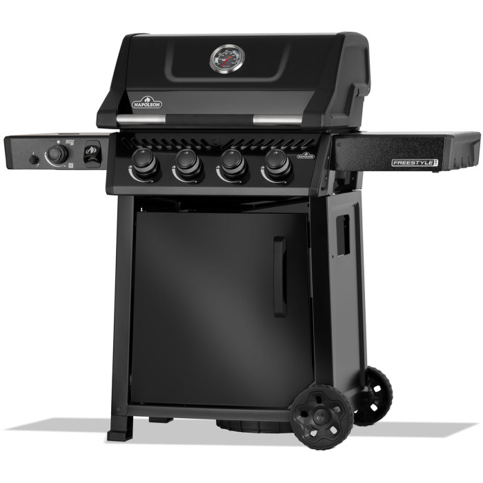 Газовый гриль Napoleon Freestyle PRO 425 с боковой конфоркой Sizzle Zone чёрный FP425DSIBPK-1-RC