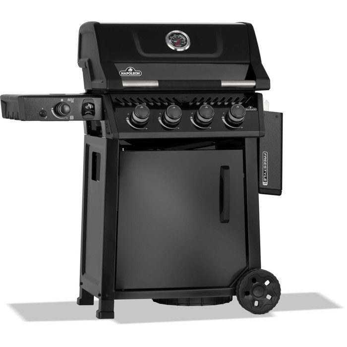 Газовый гриль Napoleon Freestyle PRO 425 с боковой конфоркой Sizzle Zone чёрный FP425DSIBPK-1-RC