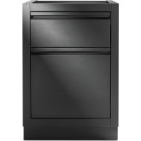 Тумба для мусора и бумажных полотенец 61х61х90 см чёрная Oasis Napoleon IM-WDC-MK-1