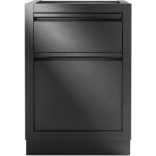 Тумба для мусора и бумажных полотенец 61х61х90 см чёрная Oasis Napoleon IM-WDC-MK-1