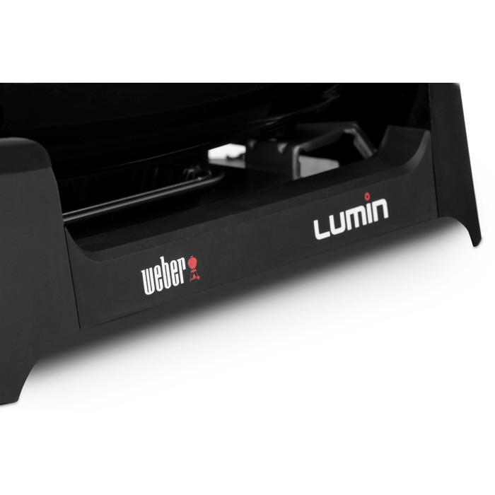 Гриль електричний Weber Lumin Compact з підставкою, чорний