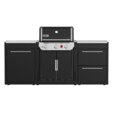 BBQK1 Вбудована кухня Weber (без грилю, кухня включає два блоки з шафками)