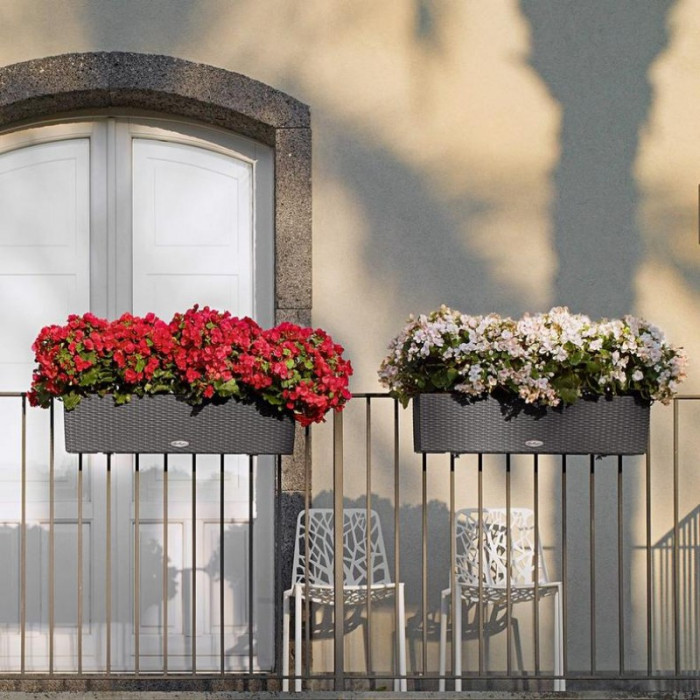 Вазон Lechuza Balconera Cottage 80, белый