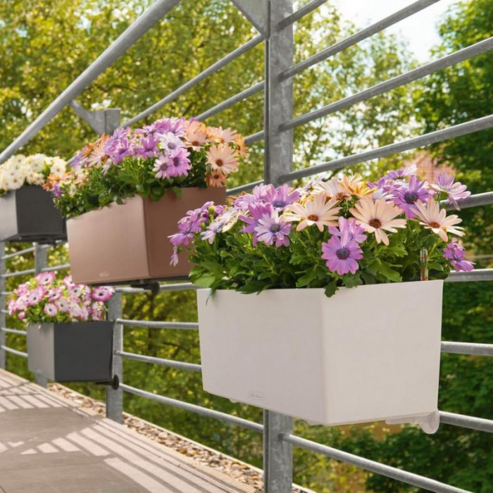 Вазон Lechuza Balconera Color 80, белый