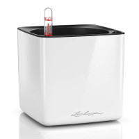 Вазон Lechuza Cube Glossy 14, белый