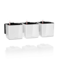 Комплект Lechuza Green Wall Home Kit Glossy, 48х6х14 см, белый