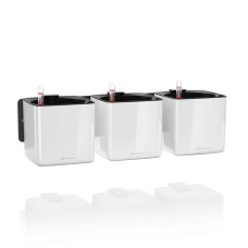 Комплект Lechuza Green Wall Home Kit Glossy, 48х6х14 см, белый