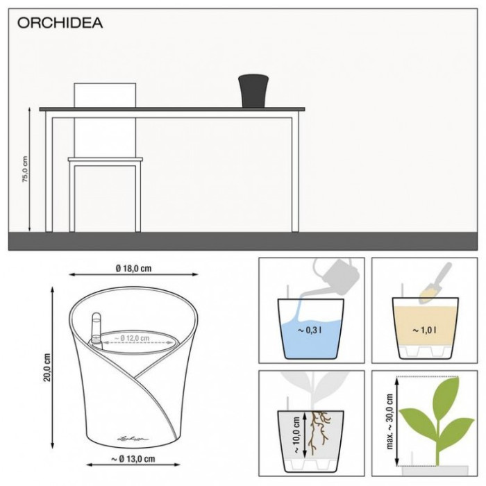 ORCHIDEA серый матовый - 13961