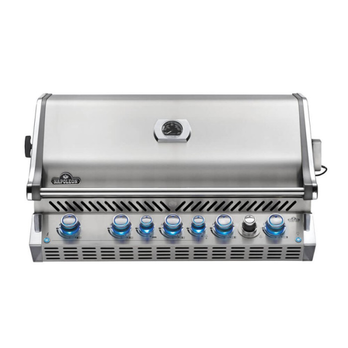 Вбудований газовий гриль Napoleon Prestige BIPRO 665, рожен у комплекті - BIPRO665RBPSS-3